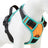 Lightweight nylon outdoor vest for small dogs in Grey, material detail
