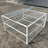 White metal pigeon loft landing cage with one way door, view 17