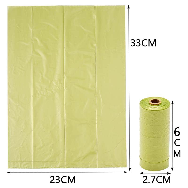 Degradable Pet Waste Bags on a Roll, Optional Dispenser