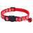 Colourful paw print cat collar with little bell, product image 4