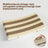 Corrugated cat scratcher lounge chair on a plain white background - photo 7