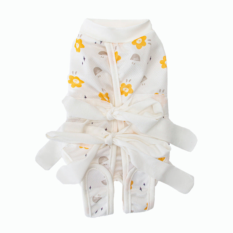 Adjustable cat body suit with bow print, available in 2 colours, image 5