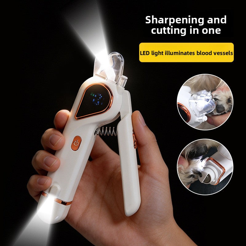 Quiet Electric Pet Nail Grinder, Rechargeable USB Claw Trimmer