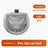 Clip-on desk cat hammock bed with soft plush and foldable frame, product image 8