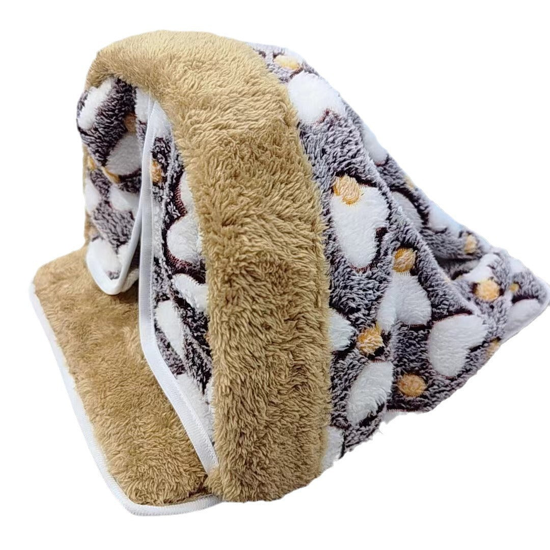 Warm cotton nest for hamsters and small pets, photo from another angle