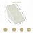 Removable washable dog stairs with anti-slip base in grey