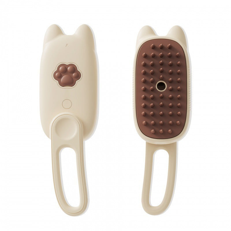 Electric Pet Spray Comb with Water Tank, Fur Smoothing Mist Brush