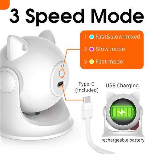 Automatic Laser Cat Toy with Motion Sensor, Interactive Teaser