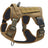 Tactical nylon dog harness with grab handle in 4 colour options