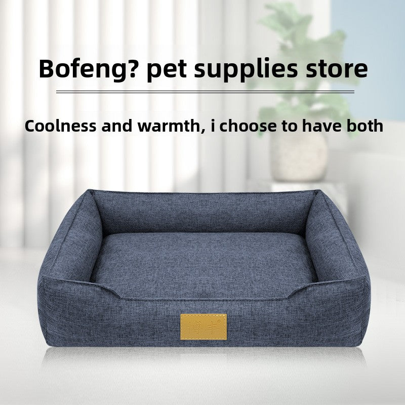 Soft pet bed with optional USB heating pad, photo 2 of 28