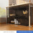 Indoor plastic cat cage with litter area and cat bed, view 76