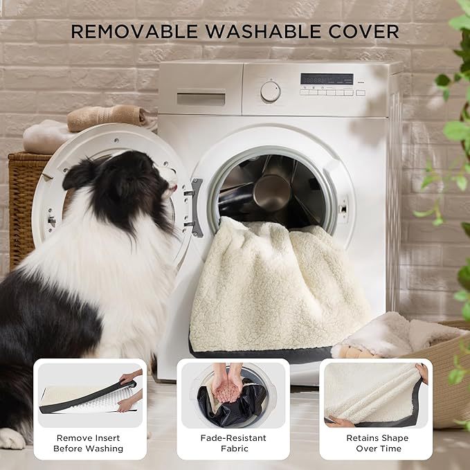 Washable flat dog bed and cat mat in breathable fabric, photo 2