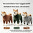 Plush four leg dog jumpsuits in five winter colours