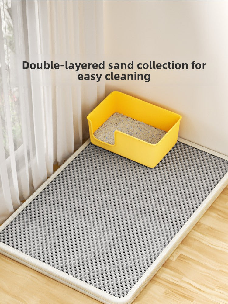 Anti-Slip Double Layer Cat Litter Control Mat
