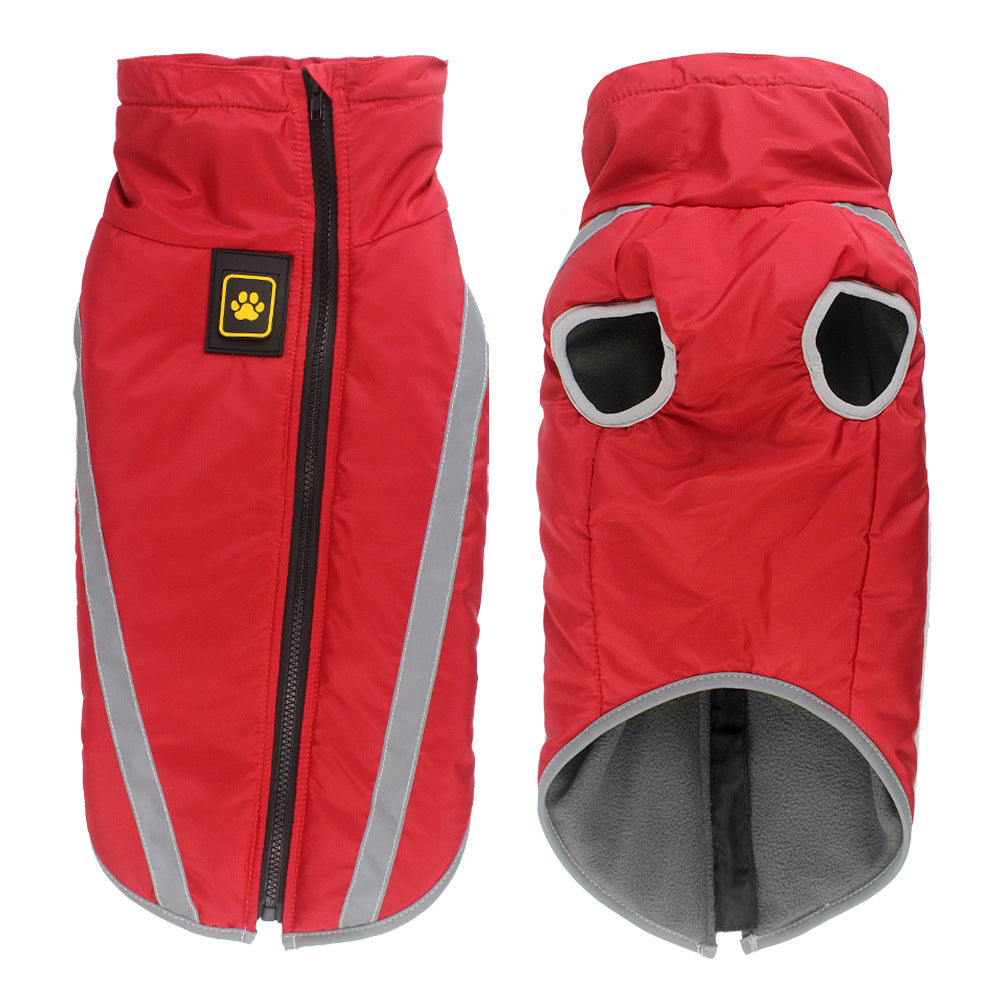 Warm reflective raincoat for large dogs, available in 9 colours, image 36
