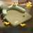 Square green washable dog bed with cooling bean mat, photo 43