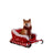 Christmas sleigh pet house with warm padding for small dogs, photo 3 of 10