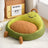 All-Season Fruit Design Pet Bed, Soft Cushion for Dogs and Cats