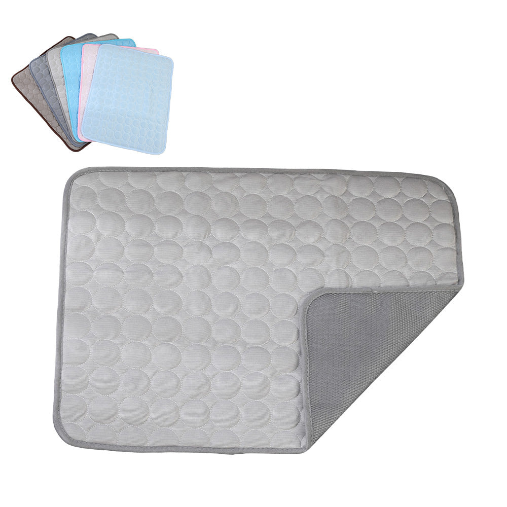 Pink breathable cooling mat for cats and kittens