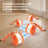 Smart rolling ball toy for cats and dogs moving across a living room floor - photo 1