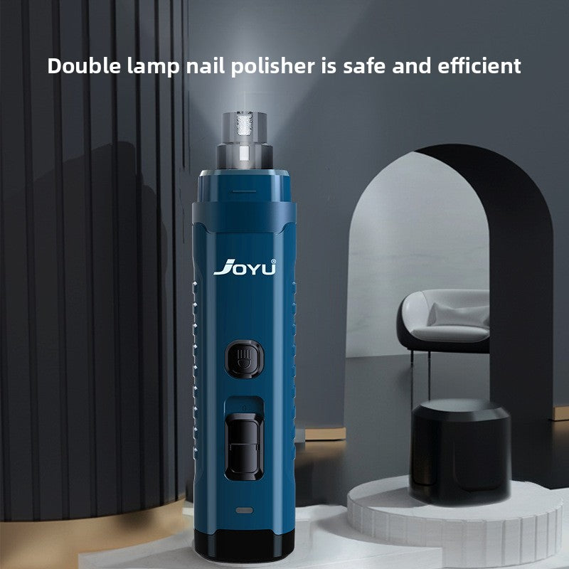 Quiet Pet Nail Grinder with LED Light and Dual Ports