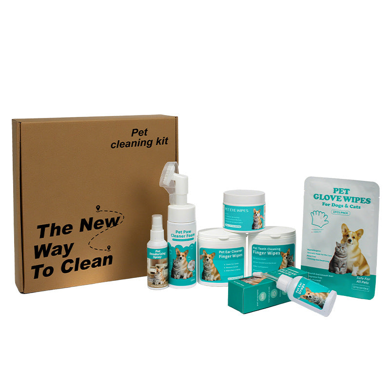 Moisturising Pet Cleaning Wipes Gift Box for Dogs and Cats