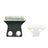 Cordless Pet Grooming Trimmer with LED Light and Rounded Blade