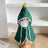 Green Christmas tree costume cloak for small pets