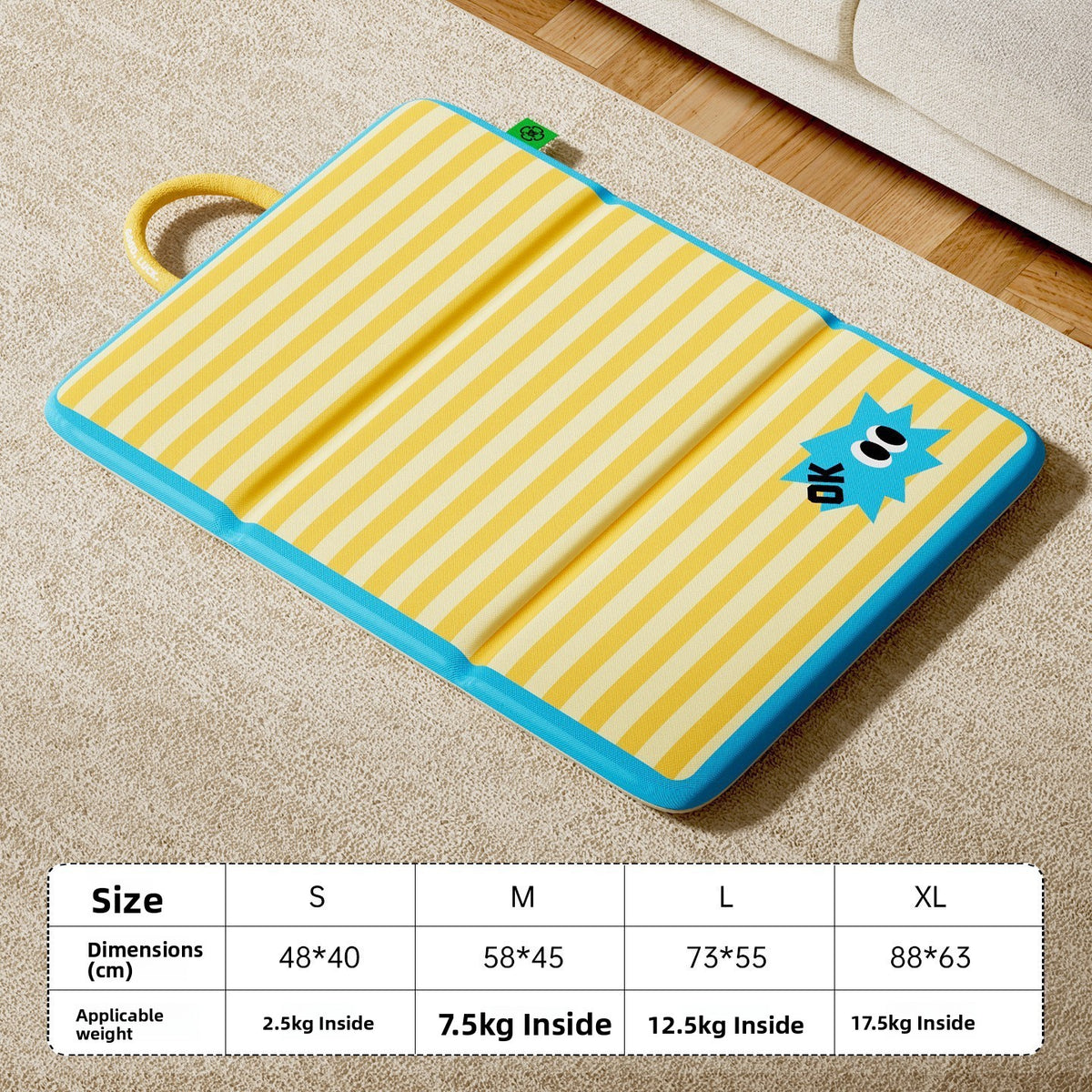 Soft suede pet blanket with cute bear pattern, product image 54