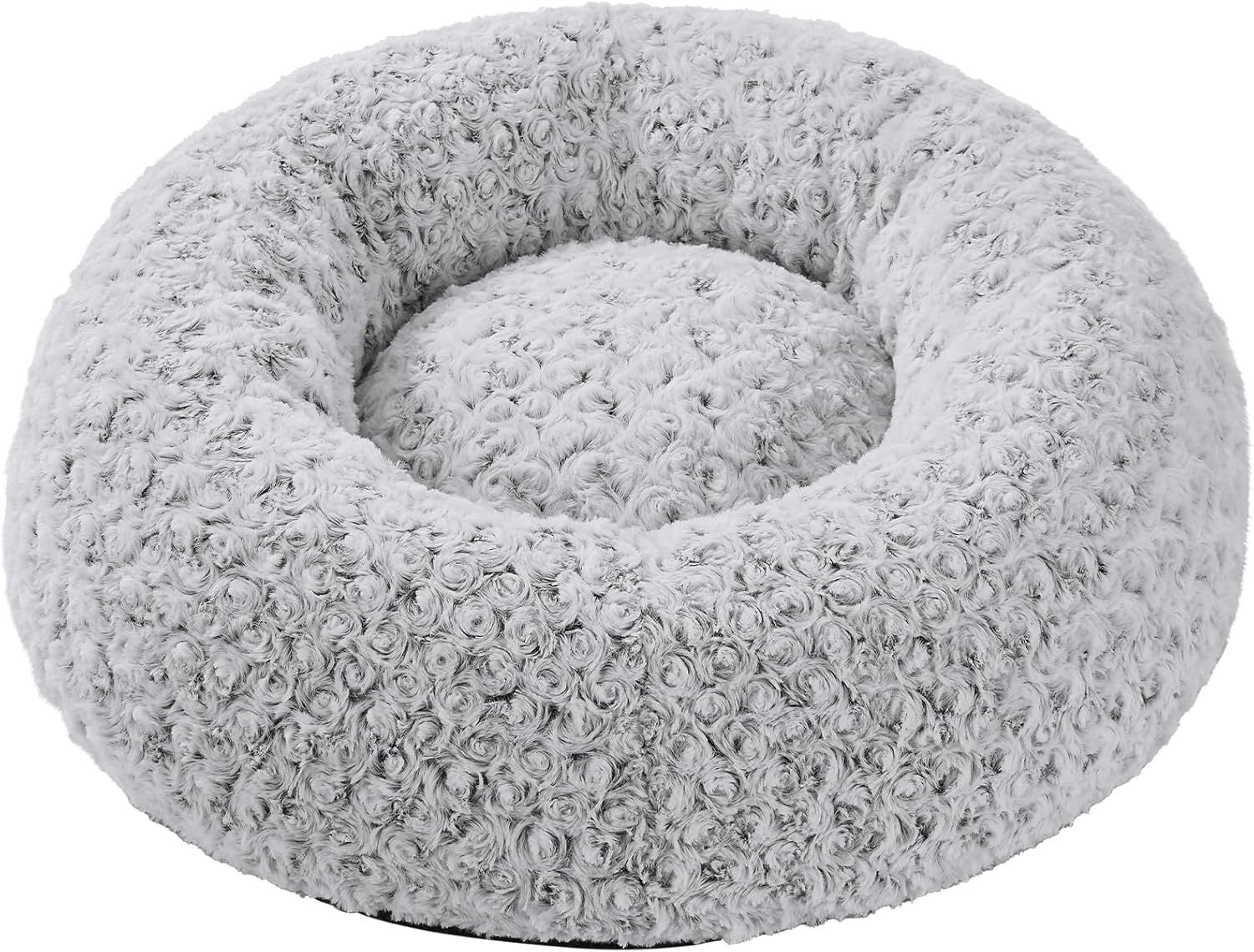 Tie Dye Round Plush Pet Bed for Cats and Small Dogs