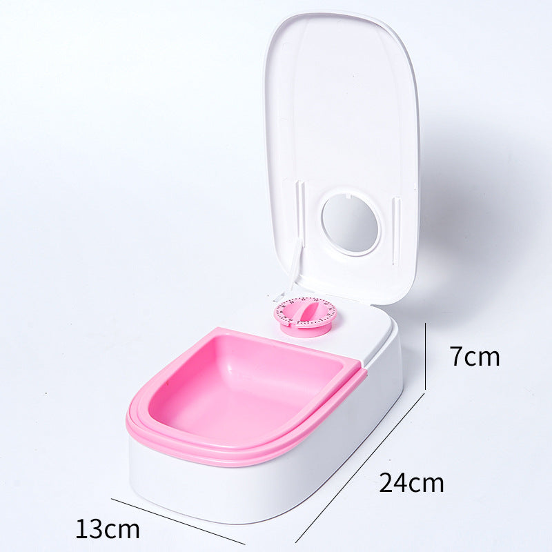 Smart Automatic Pet Feeder with Timed Single or Double Meal Dispensing and Ice Pack Option