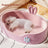 Pink princess pet bed with soft cushion for small dogs, photo 2
