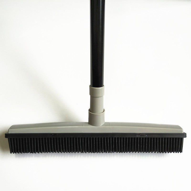 Pet Hair Removal Rubber Broom in Durable TPR for Carpets, Floors and Windows