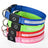 Rechargeable glowing nylon pet collar lit up at night, product image 3