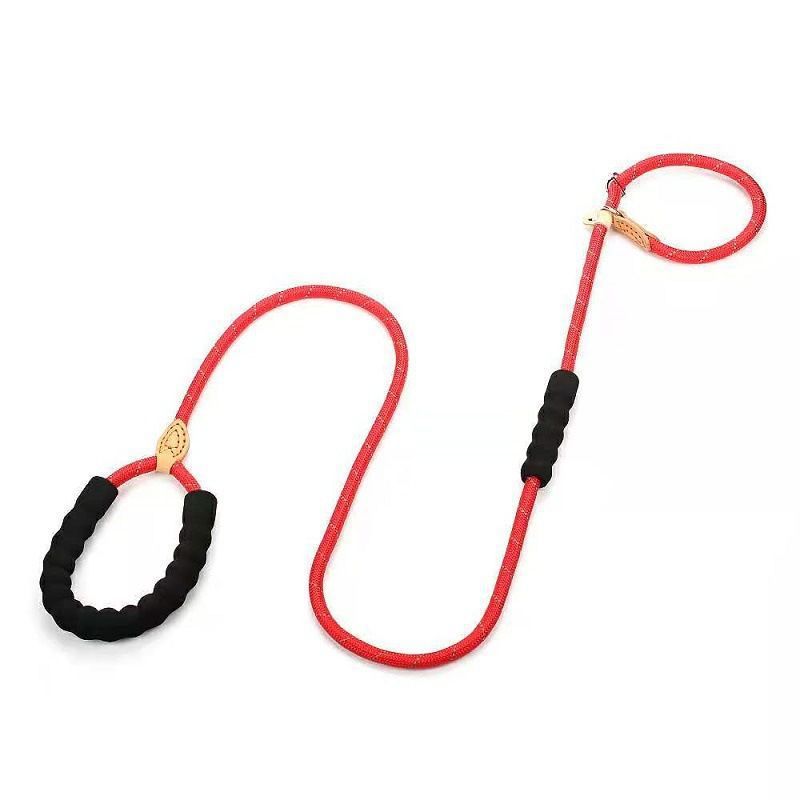 Braided rope dog leads in five colours and lengths