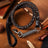 Wide black dog collar and lead, ideal for everyday use