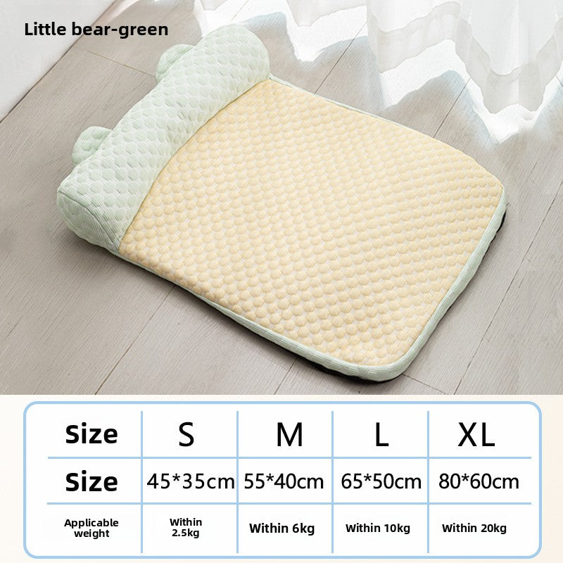 Rattan cooling mat with cute pattern for cats and small dogs, photo 79