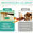 Rotating Wooden Dog Nail File with Hidden Snack Box