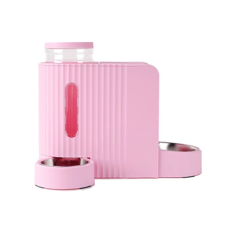 3L Automatic Pet Feeder and Water Dispenser Combo in Pink, Green or Beige