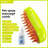 Electric Massaging Spray Comb with Silicone Tips, Anti-Static