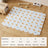 Soft suede pet blanket with cute bear pattern, product image 47