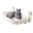 Window suction cup cat hammock with soft faux fur bed, product image 5