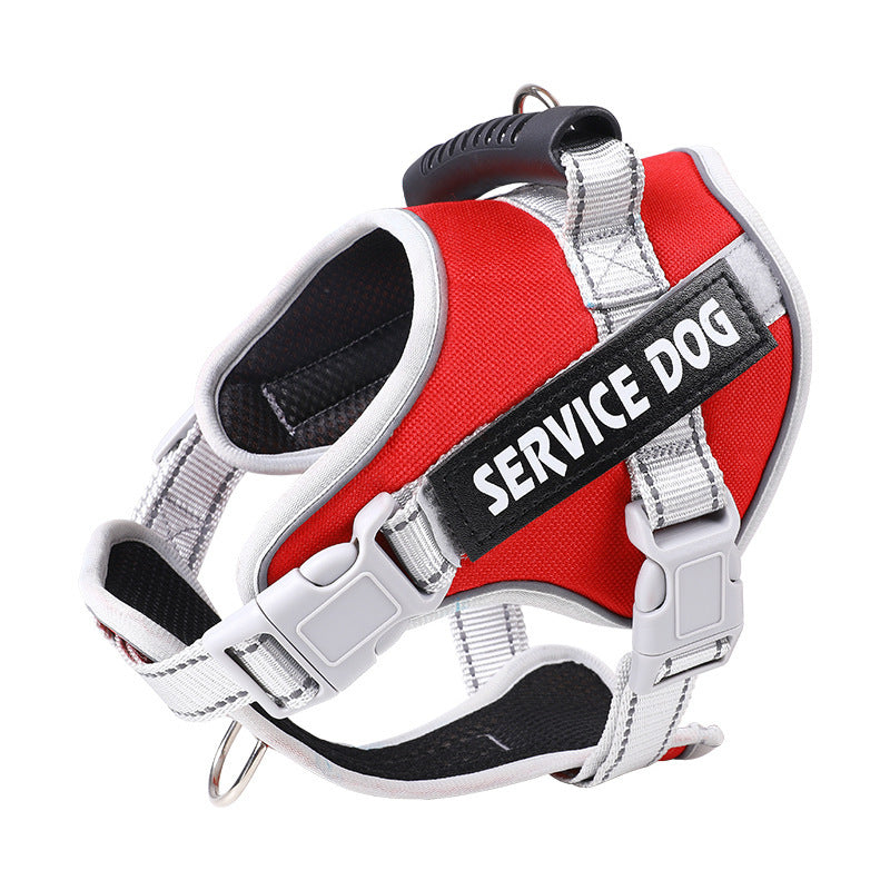 Reflective vest dog harness, 6 sizes available from Pet Royale UK