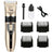 USB Rechargeable Pet Hair Clipper with Ceramic Blade and Attachments