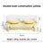 Ceramic Pet Bowl with Elevated Stand for Cats and Dogs in Four Colours