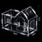 Clear acrylic reptile habitat box, additional product photo