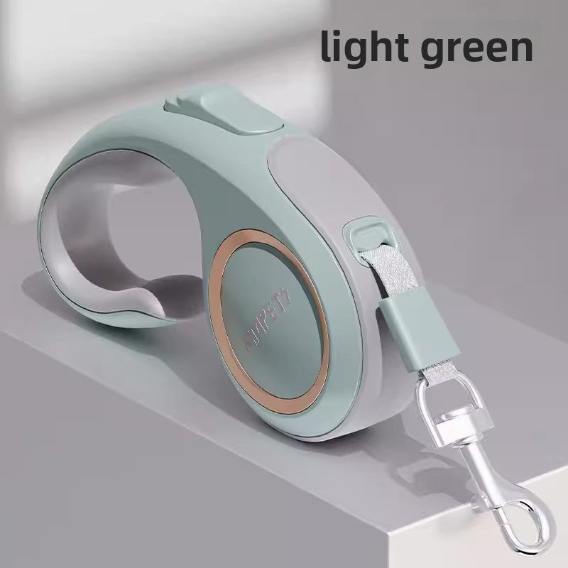 Retractable dog lead with LED light, available from Pet Royale UK