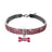 Sparkly rhinestone pet collars shown in eight pretty colourways