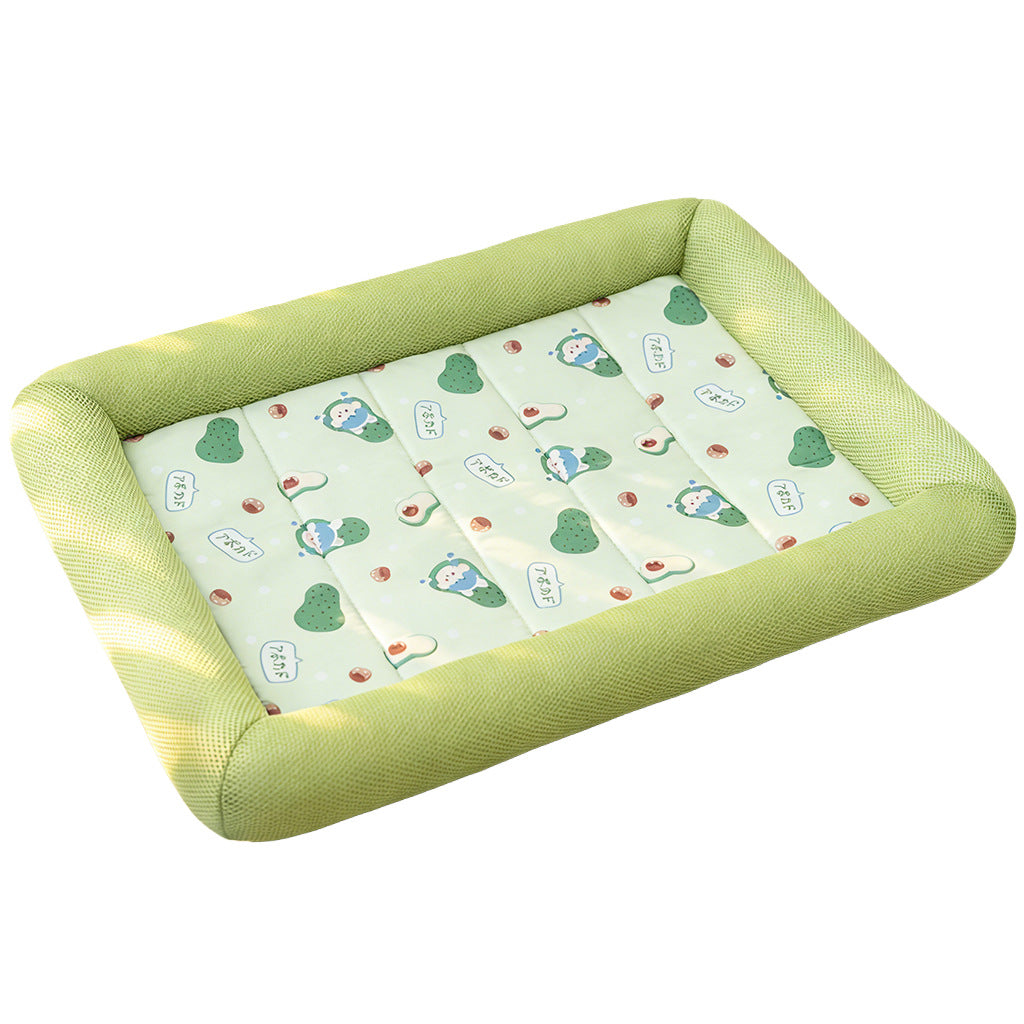 Cooling gel pet mat for dogs and cats in Green, size Small 40 x 30cm