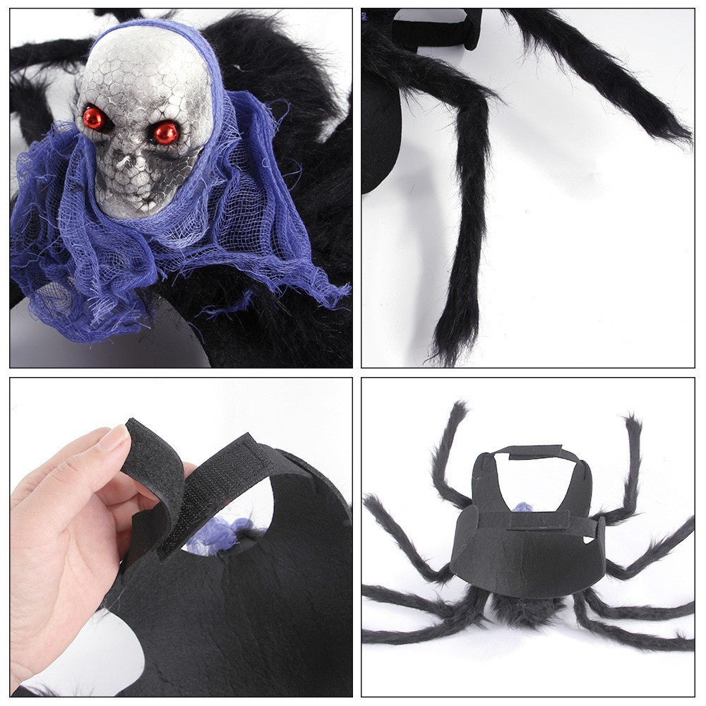 Spider Halloween costume for dogs and cats, available in 5 colours, image 2